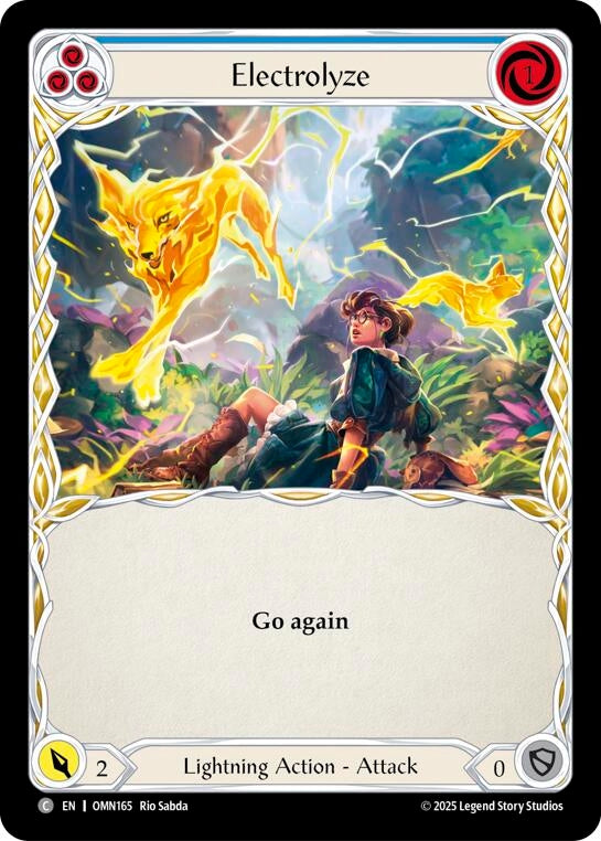 Image for Electrolyze (Blue) (OMN165) [Omens of the Third Age] - Flesh and Blood TCG