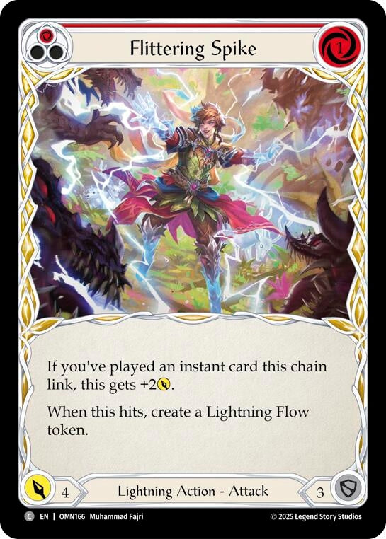 Image for Flittering Spike (Red) (OMN166) [Omens of the Third Age] - Flesh and Blood TCG