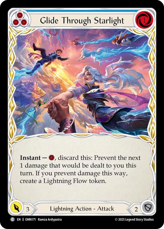 Image for Glide Through Starlight (Blue) (OMN171) [Omens of the Third Age] - Flesh and Blood TCG
