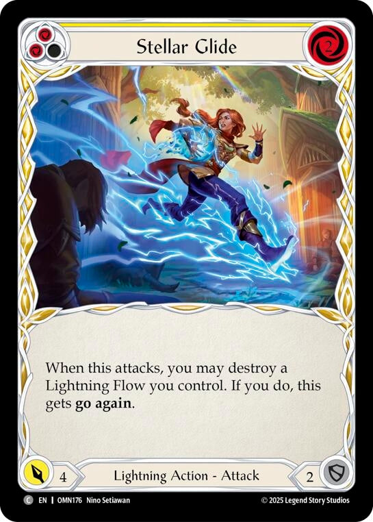 Image for Stellar Glide (Yellow) (OMN176) [Omens of the Third Age] - Flesh and Blood TCG