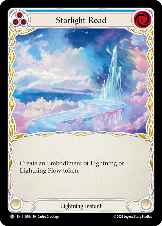 Image for Starlight Road (Blue) (OMN189) [Omens of the Third Age] - Flesh and Blood TCG