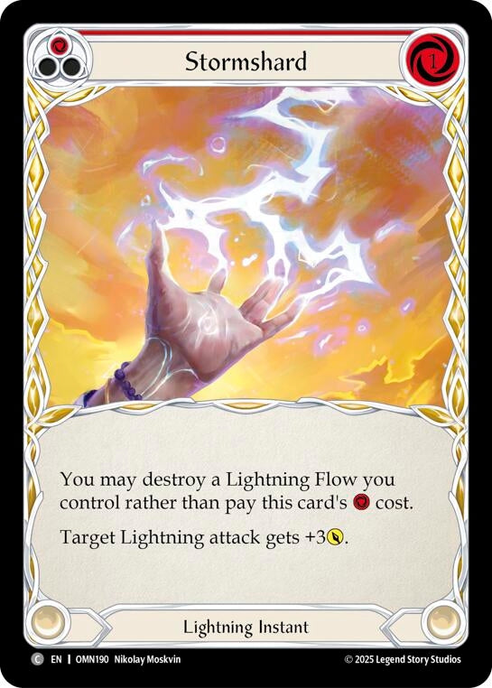 Image for Stormshard (Red) (OMN190) [Omens of the Third Age] - Flesh and Blood TCG