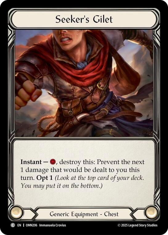 Image for Seekers Gilet (OMN206) [Omens of the Third Age] - Flesh and Blood TCG