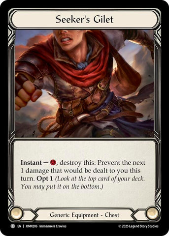 Image for Seekers Gilet (OMN206) [Omens of the Third Age] - Flesh and Blood TCG