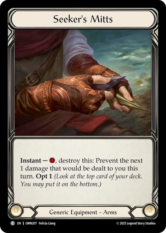 Image for Seekers Mitts (OMN207) [Omens of the Third Age] - Flesh and Blood TCG