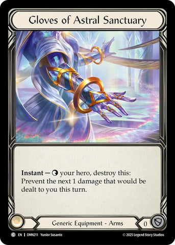 Image for Gloves Of Astral Sanctuary (OMN211) [Omens of the Third Age] - Flesh and Blood TCG