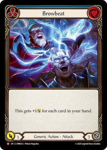 Image for Browbeat (Blue) (OMN213) [Omens of the Third Age] - Flesh and Blood TCG