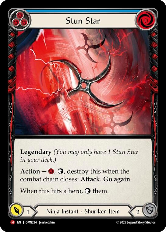 Image for Stun Star (Blue) (OMN234) [Omens of the Third Age] - Flesh and Blood TCG