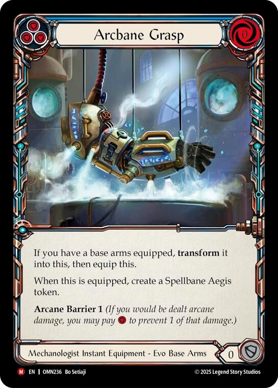 Image for Arcbane Grasp (Blue) (OMN236) [Omens of the Third Age] - Flesh and Blood TCG