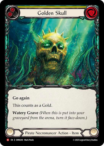 Image for Golden Skull (Yellow) (OMN240) [Omens of the Third Age] - Flesh and Blood TCG