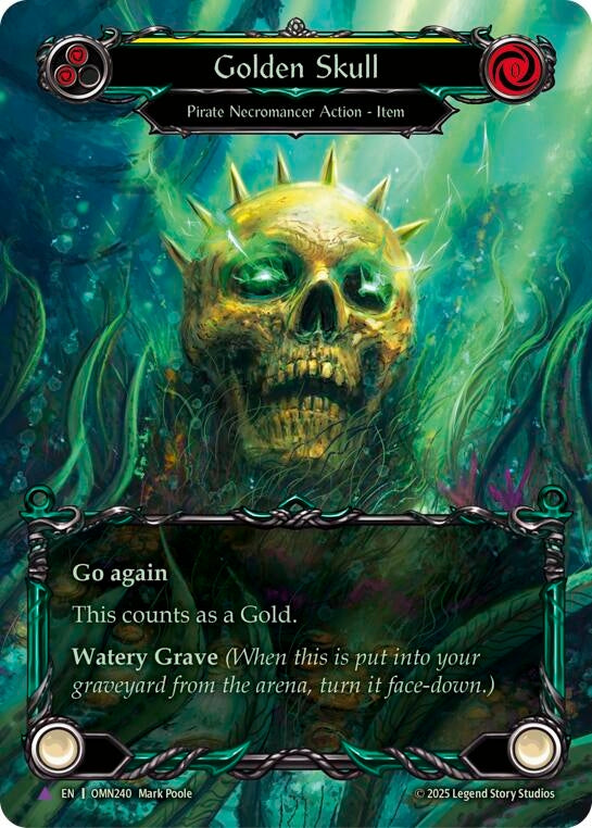 Image for Golden Skull (Yellow) (Marvel) (OMN240) [Omens of the Third Age] - Flesh and Blood TCG