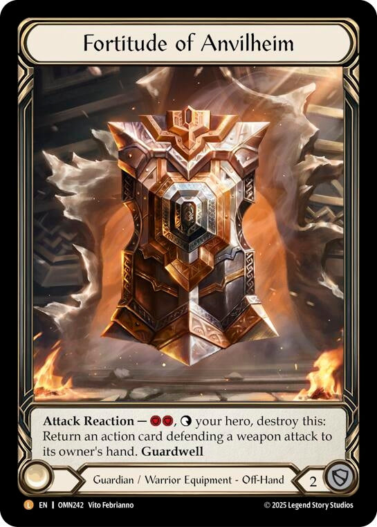 Image for Fortitude Of Anvilheim (OMN242) [Omens of the Third Age] - Flesh and Blood TCG