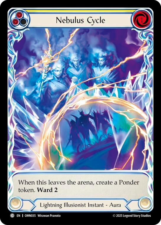 Image for Nebulus Cycle (Yellow) (Extended Art) (OMN035) [Omens of the Third Age] - Flesh and Blood TCG