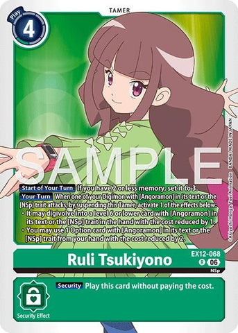 Image for Ruli Tsukiyono (EX12-068 R) [Digital World Shambala] (EX-12) - Digimon Card Game