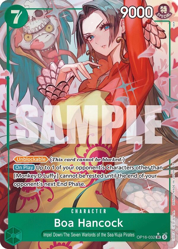 Image for Boa Hancock (Alternate Art) (OP16-032) [The Time of Battle] - One Piece Card Game