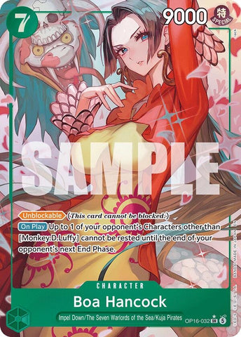 Image for Boa Hancock (Alternate Art) (OP16-032) [The Time of Battle] - One Piece Card Game