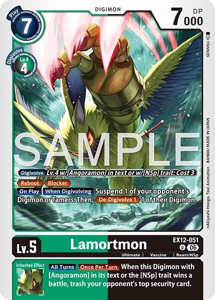 Image for Lamortmon (EX12-051 U) [Digital World Shambala] (EX-12) - Digimon Card Game