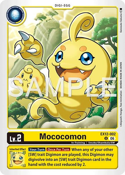Image for Mococomon (EX12-002 U) [Digital World Shambala] (EX-12) - Digimon Card Game