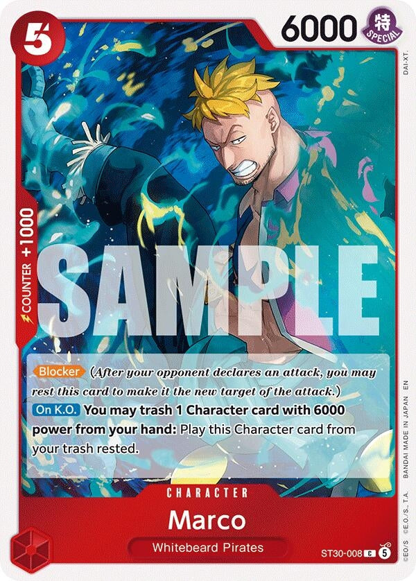 Image for Marco (ST30-008) [Starter Deck EX: Luffy & Ace] - One Piece Card Game