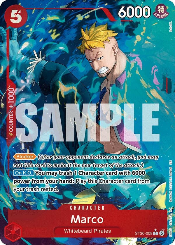 Image for Marco (Full Art) (ST30-008) [Starter Deck EX: Luffy & Ace] - One Piece Card Game