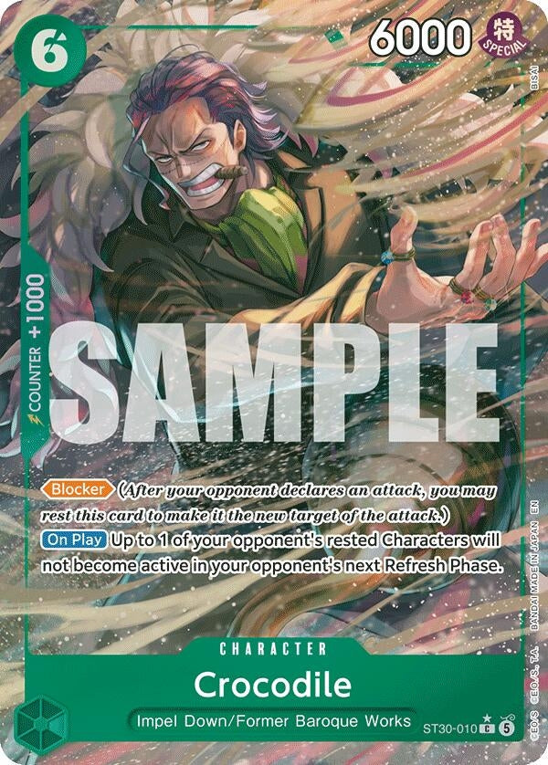 Image for Crocodile (Full Art) (ST30-010) [Starter Deck EX: Luffy & Ace] - One Piece Card Game