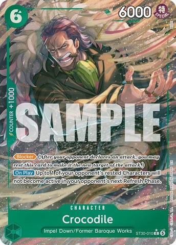 Image for Crocodile (Full Art) (ST30-010) [Starter Deck EX: Luffy & Ace] - One Piece Card Game