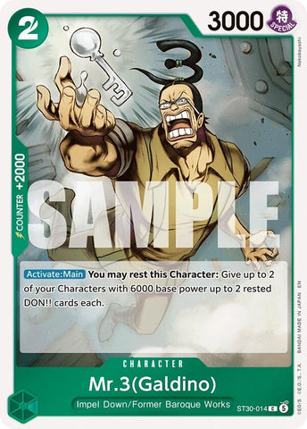 Image for Mr.3(Galdino) (ST30-014) [Starter Deck EX: Luffy & Ace] - One Piece Card Game