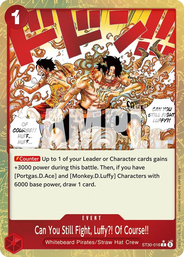 Image for Can You Still Fight, Luffy?! Of Course!! (Parallel) (ST30-016) [Starter Deck EX: Luffy & Ace] - One Piece Card Game