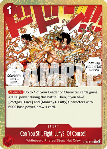 Image for Can You Still Fight, Luffy?! Of Course!! (Parallel) (ST30-016) [Starter Deck EX: Luffy & Ace] - One Piece Card Game