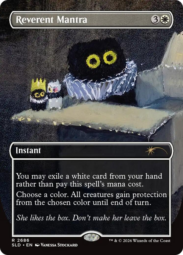 Image for Reverent Mantra (2686) [Secret Lair Drop Series] (SLD) - Magic: The Gathering