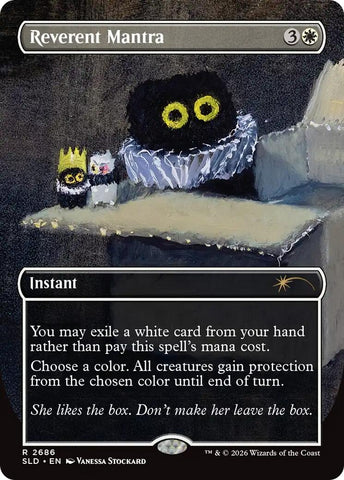 Image for Reverent Mantra (2686) [Secret Lair Drop Series] (SLD) - Magic: The Gathering
