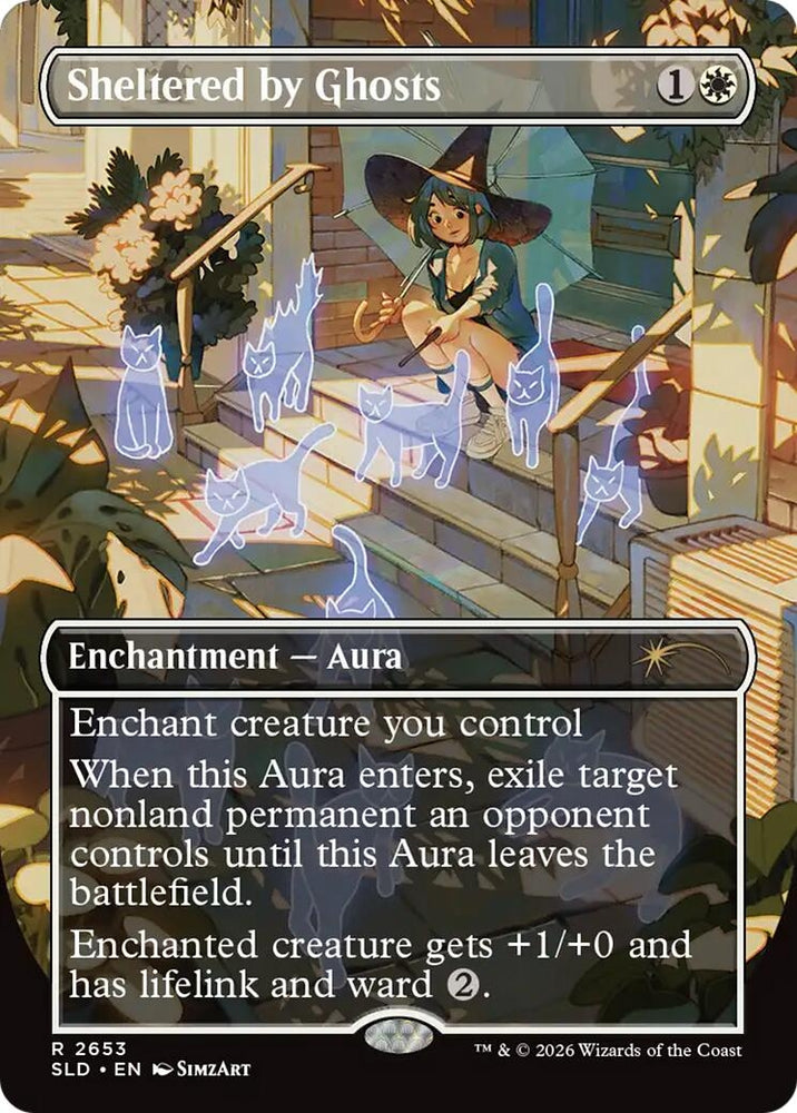 Image for Sheltered by Ghosts (2653) [Secret Lair Drop Series] (SLD) - Magic: The Gathering