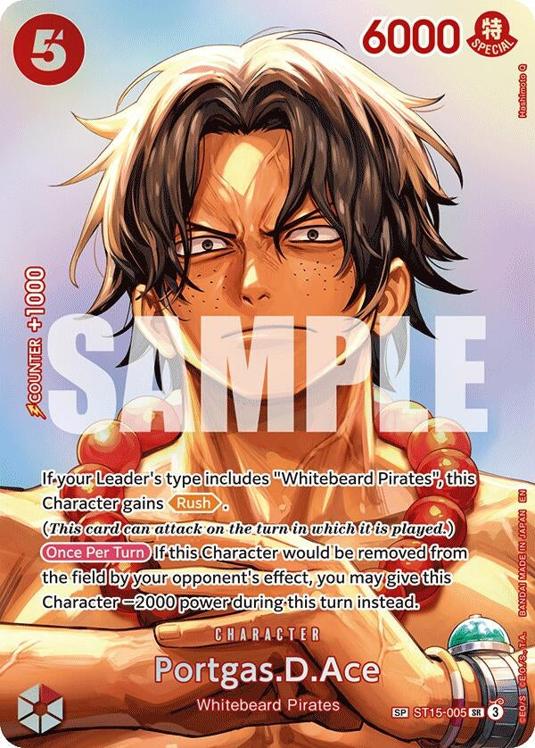 Image for Portgas.D.Ace (SP) (ST15-005) [The Time of Battle] - One Piece Card Game