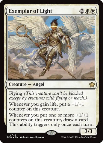 Image for Exemplar of Light (0733) (733) [Foundations] - Magic: The Gathering
