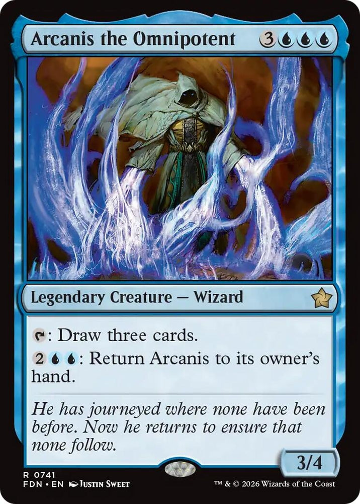 Image for Arcanis the Omnipotent (0741) (741) [Foundations] - Magic: The Gathering