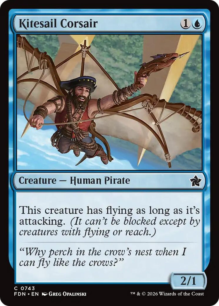 Image for Kitesail Corsair (0743) (743) [Foundations] - Magic: The Gathering