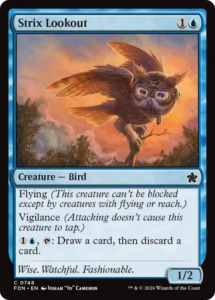 Image for Strix Lookout (0748) (748) [Foundations] - Magic: The Gathering