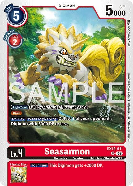 Image for Seasarmon (EX12-011 U) [Digital World Shambala] (EX-12) - Digimon Card Game