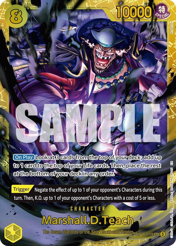 Image for Marshall.D.Teach (119) (OP16-119) [The Time of Battle] - One Piece Card Game
