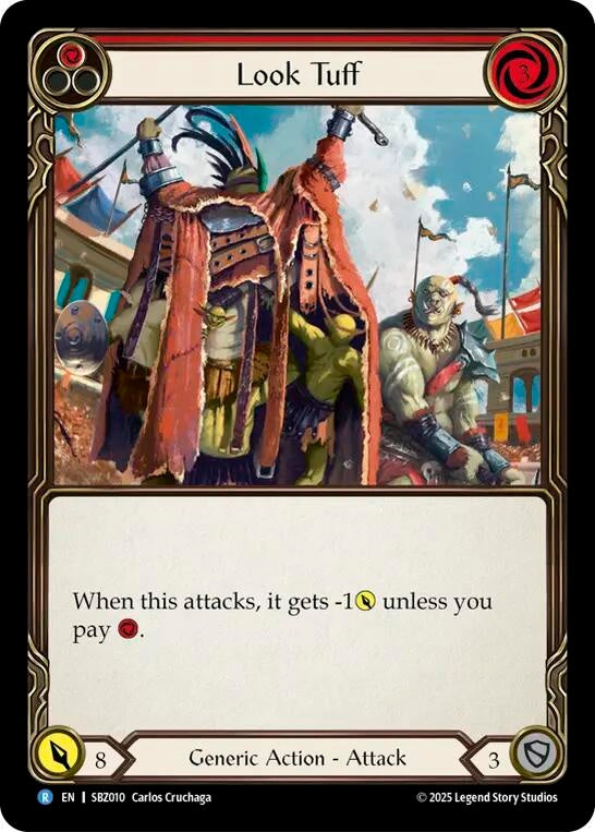 Image for Look Tuff (Red) (SBZ010) [Silver Age Chapter 3] - Flesh and Blood TCG