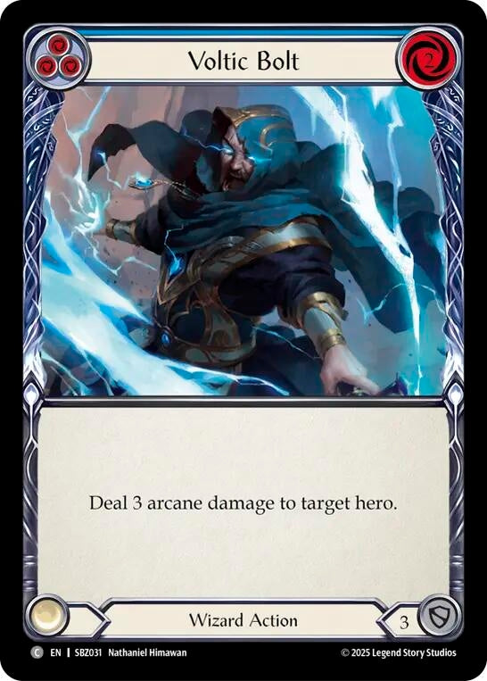 Image for Voltic Bolt (Blue) (SBZ031) [Silver Age Chapter 3] - Flesh and Blood TCG