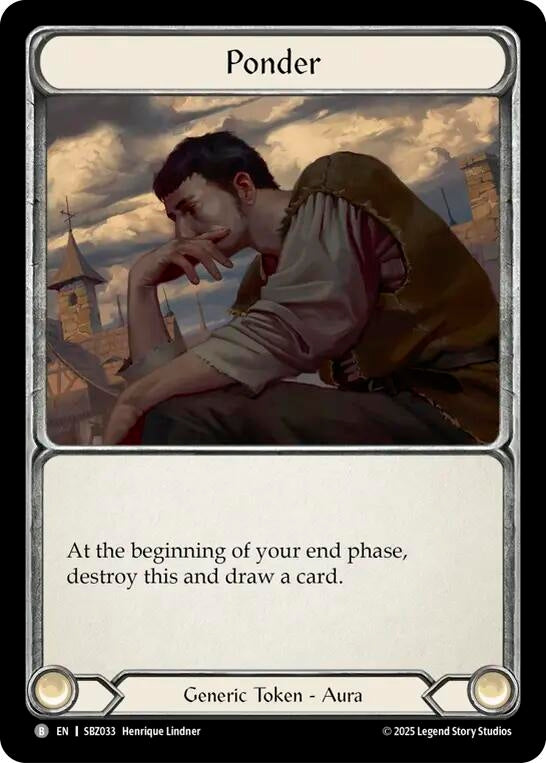 Image for Ponder (SBZ033) [Silver Age Chapter 3] - Flesh and Blood TCG