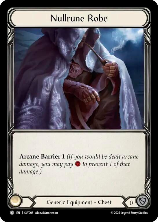 Image for Nullrune Robe (SLY008) [Silver Age Chapter 3] - Flesh and Blood TCG