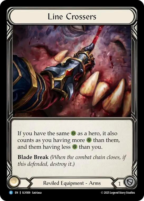 Image for Line Crossers (SLY009) [Silver Age Chapter 3] - Flesh and Blood TCG