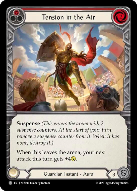 Image for Tension in the Air (Red) (SLY018) [Silver Age Chapter 3] - Flesh and Blood TCG