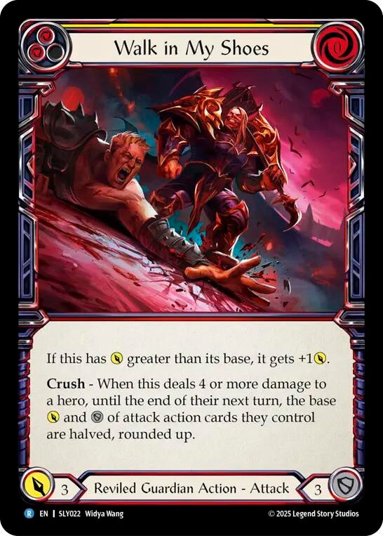 Image for Walk in My Shoes (Yellow) (SLY022) [Silver Age Chapter 3] - Flesh and Blood TCG