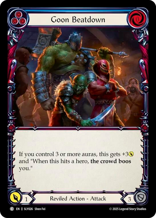 Image for Goon Beatdown (Blue) (SLY026) [Silver Age Chapter 3] - Flesh and Blood TCG