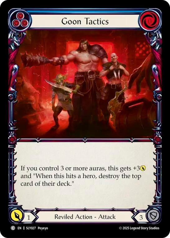 Image for Goon Tactics (Blue) (SLY027) [Silver Age Chapter 3] - Flesh and Blood TCG