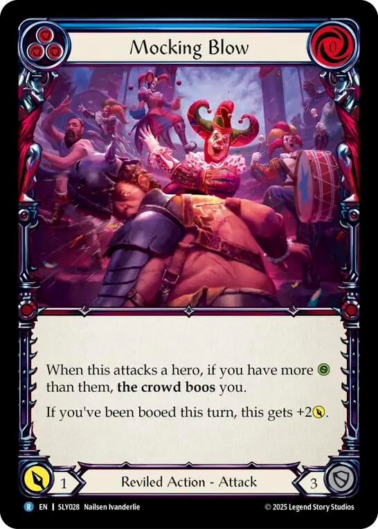 Image for Mocking Blow (Blue) (SLY028) [Silver Age Chapter 3] - Flesh and Blood TCG