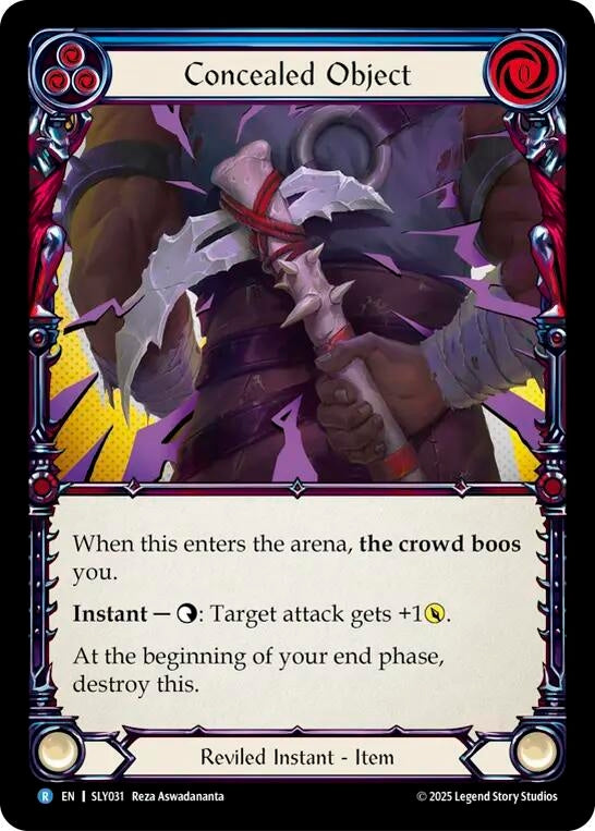 Image for Concealed Object (Blue) (SLY031) [Silver Age Chapter 3] - Flesh and Blood TCG